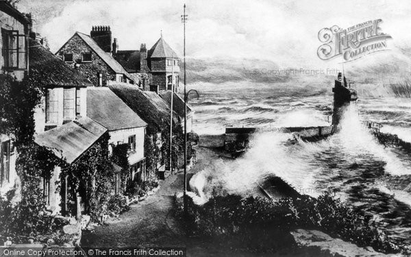 Photo of Lynmouth, Rough Sea 1899