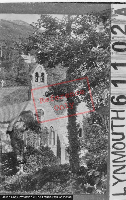 Photo of Lynmouth, St John The Baptist's Church 1908