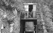 Lynmouth, the Cliff Railway c1955