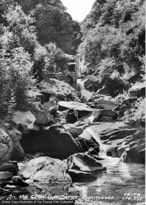 Photo of Lynmouth, The Glen Lyn Gorge c.1960
