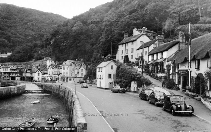 Photo of Lynmouth, The Harbour And Mars Hill c.1955