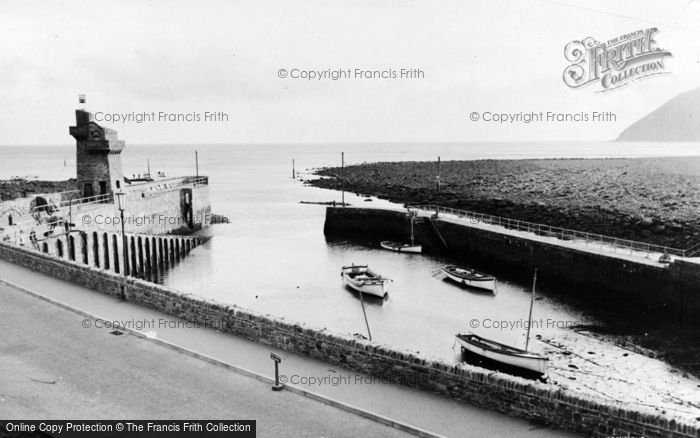 Photo of Lynmouth, The Harbour From The Quay c.1955