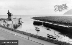 The Harbour From The Quay c.1955, Lynmouth