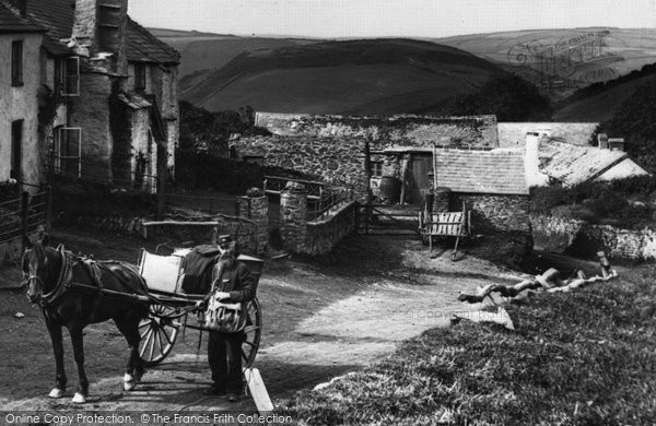 Photo of Lynmouth, The Postman 1907