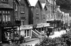 The Shops From Lyndale Bridge 1920, Lynmouth