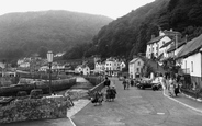 View From Harbour Wall c.1955, Lynmouth
