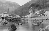 Village From The Sea c.1870, Lynmouth