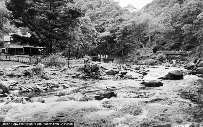 Photo of Lynmouth, Watersmeet c.1955