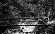 Watersmeet, Rustic Bridge 1890, Lynmouth