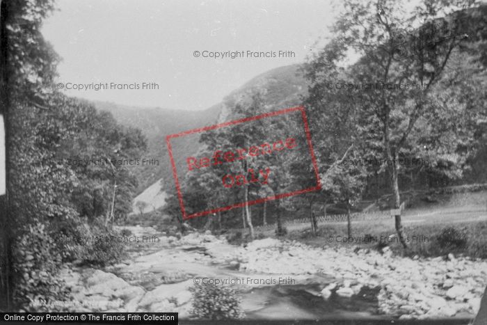 Photo of Lynmouth, Watersmeet Valley, Downstream 1890