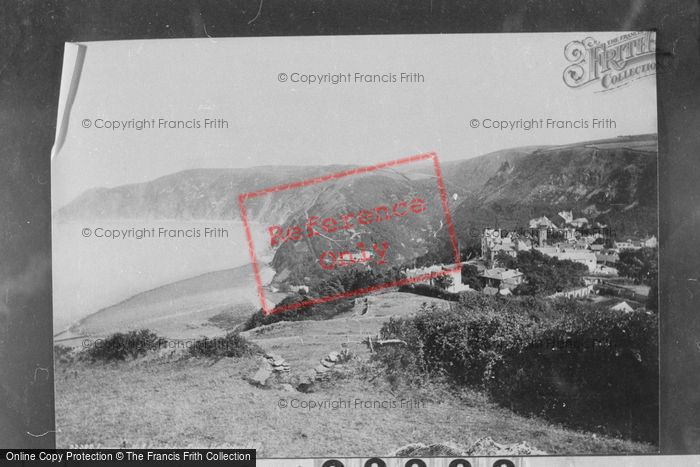 Photo of Lynton, And Lynmouth From Hollerday Hill 1890