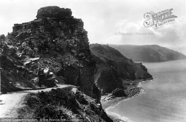 Photo of Lynton, Castle Rock 1890