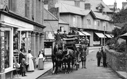 Coach And Four In The Village 1911, Lynton