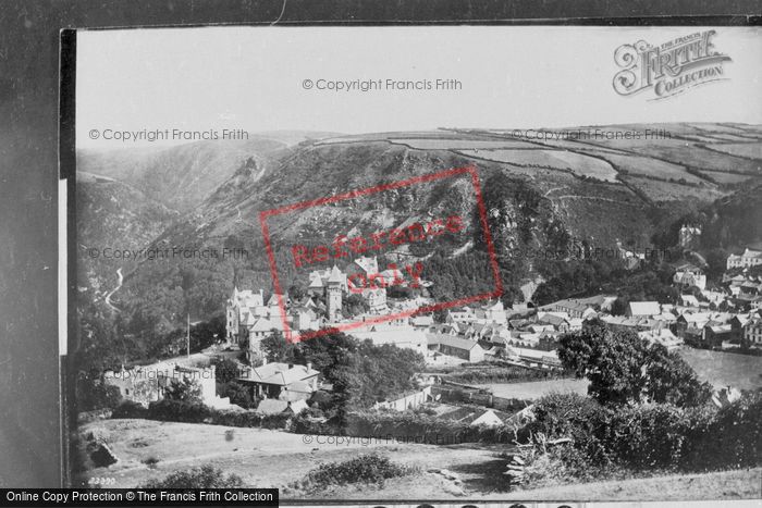 Photo of Lynton, From Hollerday Hill 1890
