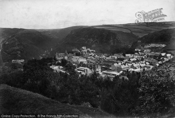 Photo of Lynton, From Hollerday Hill 1907