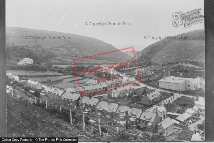 Photo of Lynton, From Normans Cleave 1929
