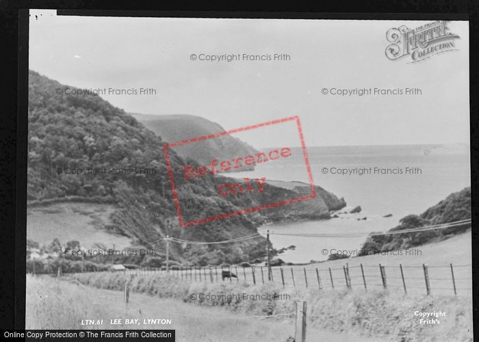 Photo of Lynton, Lee Bay c.1955