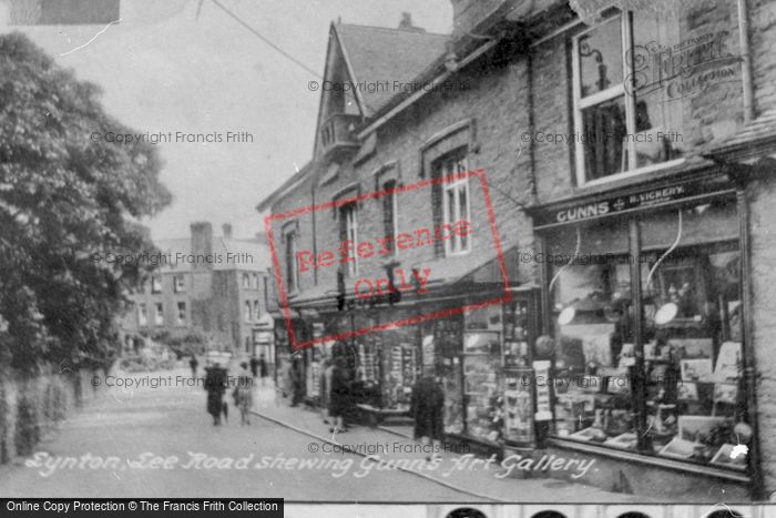 Photo of Lynton, Lee Road Showing Gunn's Art Gallery 1929