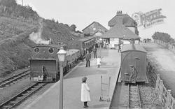 Railway Station c.1885, Lynton