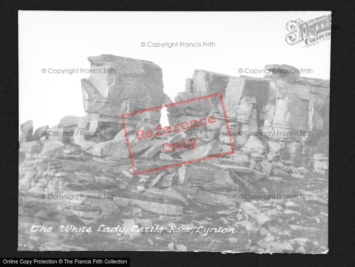 Photo of Lynton, The White Lady, Castle Rock c.1955