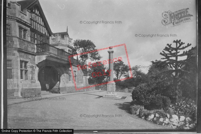 Photo of Lynton, Town Hall And War Memorial 1923
