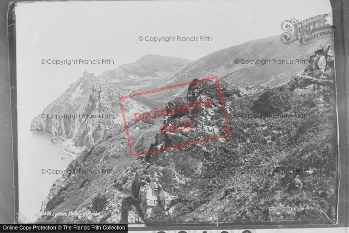 Photo of Lynton, Valley Of Rocks From Duty Point 1890