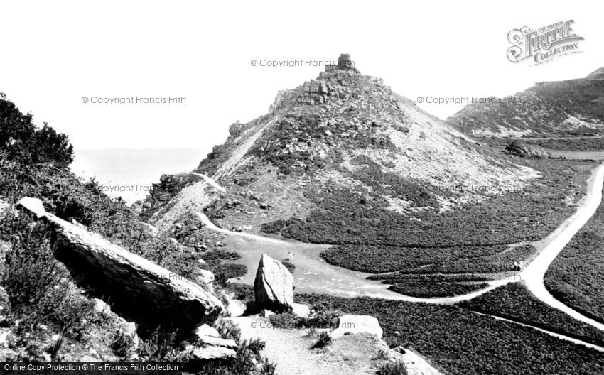 Lynton, Valley of Rocks, Ragged Jack 1907