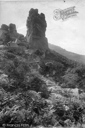 Valley Of The Rocks, Devil's Chimney, Mother Meldrum's Cave 1911, Lynton