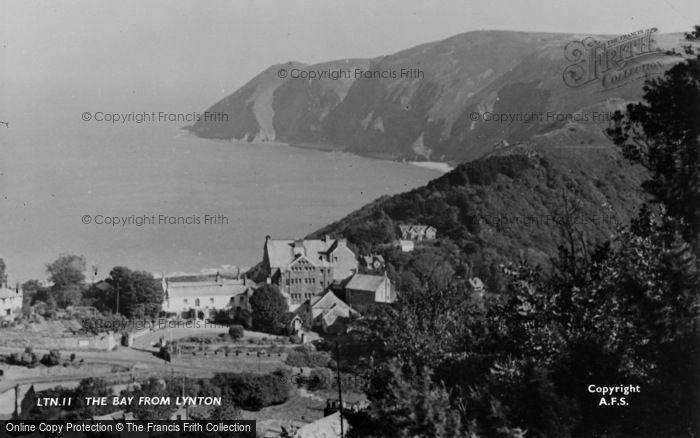 Photo of Lynton, View Of The Bay c.1938