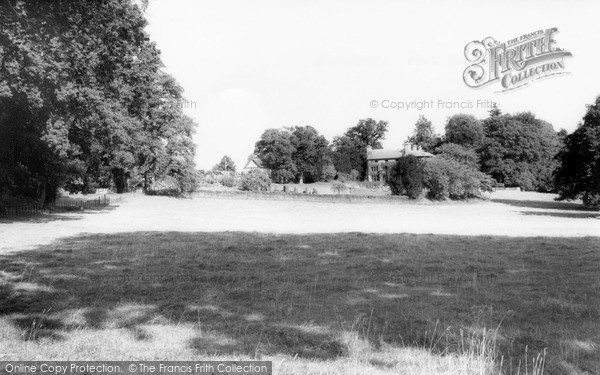 Photo of Lyonshall, Castle Weir And Moat c.1965