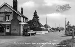 Rose And Crown And Wareham Road c.1960, Lytchett Matravers