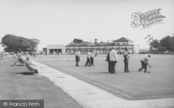 Lowther Gardens, Bowling Green And Pavilion c.1960, Lytham