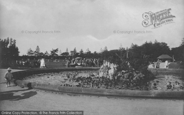 Photo of Lytham, Lowther Gardens, The Lily Pond 1924