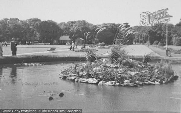 Photo of Lytham, Lowther Gardens, The Lily Pond c.1955