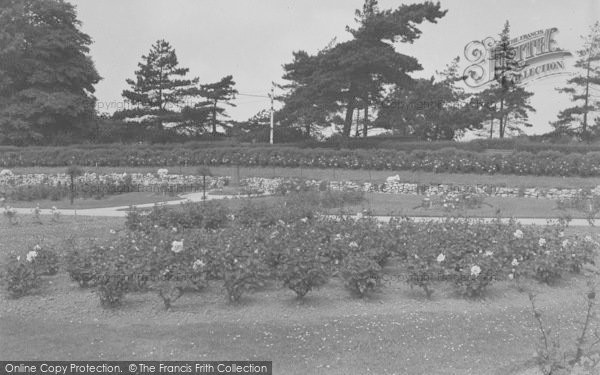 Photo of Lytham, Lowther Gardens, The Rose Gardens c.1950
