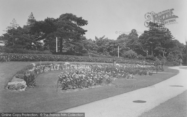 Photo of Lytham, Lowther Gardens, The Rose Gardens c.1955