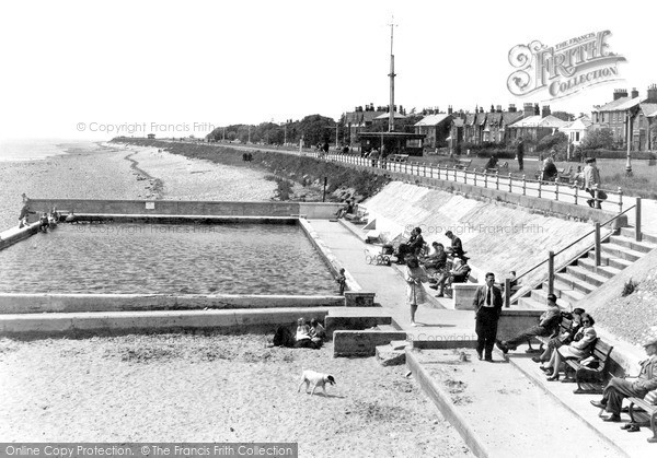 Photo of Lytham, The Children's Boating Pool And Promenade c.1950