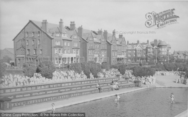Photo of Lytham, The Children's Paddling Pool c.1955