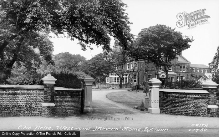 Photo of Lytham, The Drive, Westwood Miners Home c.1955