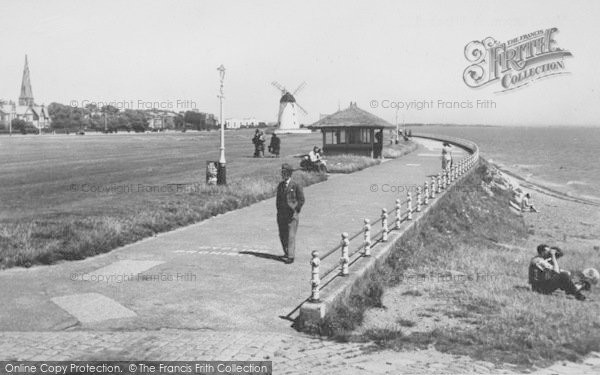 Photo of Lytham, The Green And Windmill c.1955
