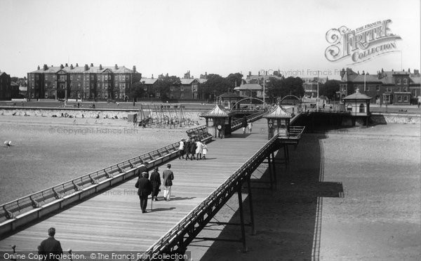 Photo of Lytham, The Pier And West Beach 1924