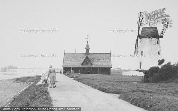 Photo of Lytham, The Promenade And Windmill c.1955