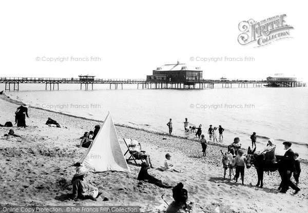 Photo of Lytham, The Sands And Pier 1913