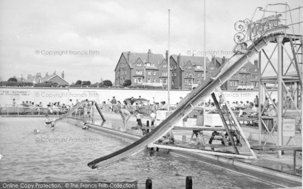 Photo of Lytham, The Swimming Pool c.1955