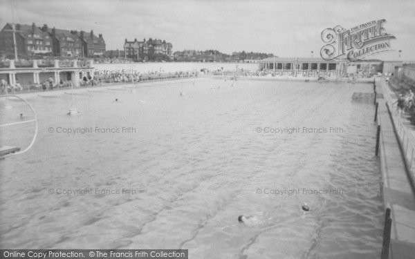 Photo of Lytham, The Swimming Pool c.1955