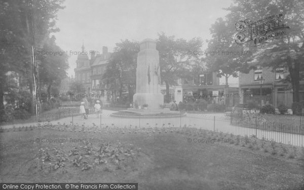 Photo of Lytham, The War Memorial 1923
