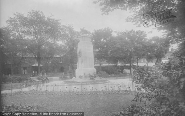 Photo of Lytham, The War Memorial 1923
