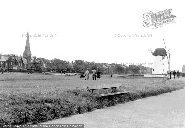 Photo of Lytham, The Windmill And Green c.1950