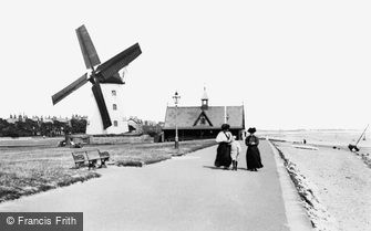 Lytham, the Windmill and Lifeboat House 1907