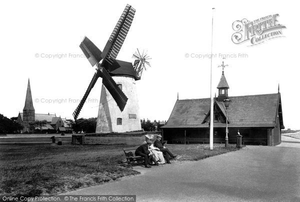 Photo of Lytham, The Windmill And Lifeboat House 1907